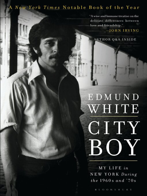 Title details for City Boy by Edmund White - Available